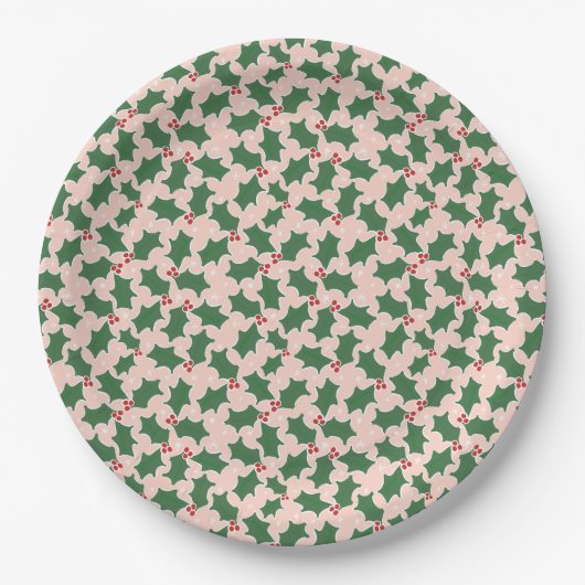 Assiettes En Carton Plaque en papier creux de Noël (Devant)