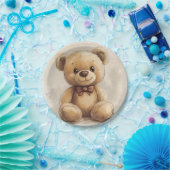 Assiettes En Carton Plaque en papier Cudle Bear Smiles (Fête)