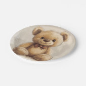 Assiettes En Carton Plaque en papier Cudle Bear Smiles (Angle)