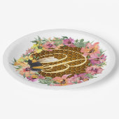 Assiettes En Carton Plaque en papier d'abeille (Angle)