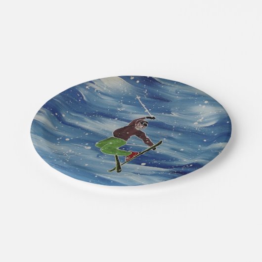 Assiettes En Carton Plaque en papier d'art (Angle)