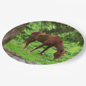 Assiettes En Carton Plaque en papier de Cheval (Angle)