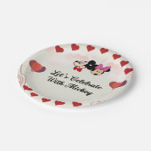 Assiettes En Carton Plaque en papier de Cute Mickey (Angle)