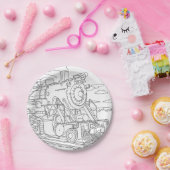 Assiettes En Carton Plaque en papier de la KAB (Fête)