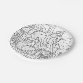 Assiettes En Carton Plaque en papier de la KAB (Angle)