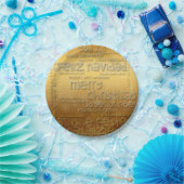 Assiettes En Carton Plaque en papier de la Navidad de Noël internation (Fête)