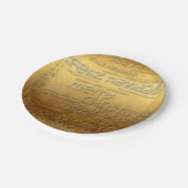 Assiettes En Carton Plaque en papier de la Navidad de Noël internation (Angle)