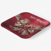 Assiettes En Carton Plaque en papier de Noël (Angulaire)