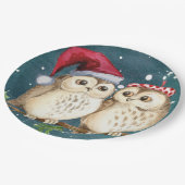 Assiettes En Carton Plaque en papier de Noël (Angle)