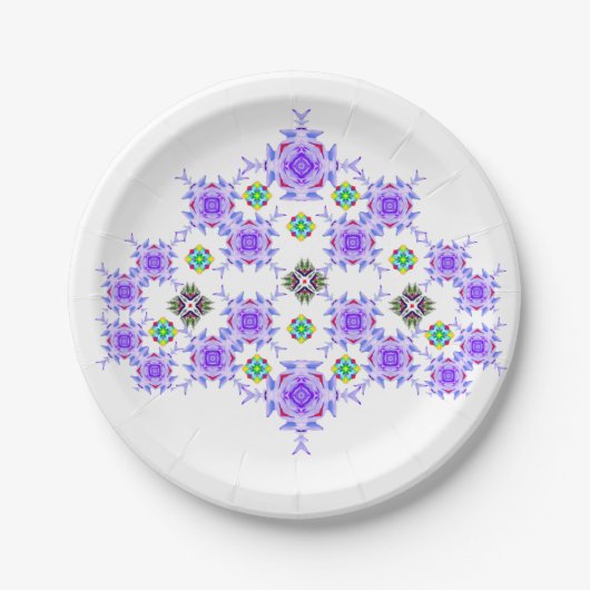 Assiettes En Carton Plaque en papier de vacances (Devant)