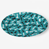 Assiettes En Carton Plaque en papier design pour pièces d'échecs (Angle)