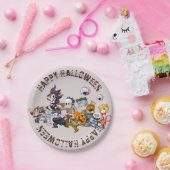 Assiettes En Carton Plaque en papier d'Halloween jetable (Fête)