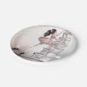 Assiettes En Carton Plaque en papier d'illustration de la mode de Noël (Angle)