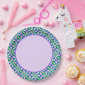 Assiettes En Carton Plaque en papier d'impression Pastel clair (Fête)