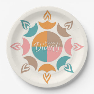 Assiettes En Carton Plaque en papier Diwali