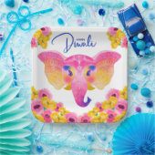 Assiettes En Carton Plaque en papier Diwali (Fête)