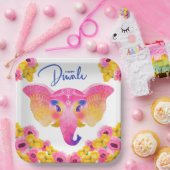 Assiettes En Carton Plaque en papier Diwali (Fête)