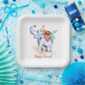 Assiettes En Carton Plaque en papier Diwali (Fête)