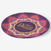 Assiettes En Carton Plaque en papier Diwali (Angle)