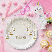 Assiettes En Carton Plaque en papier Diwali (Fête)