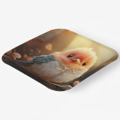 Assiettes En Carton Plaque en papier d'oiseau mignonne (Angulaire)