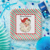 Assiettes En Carton Plaque en papier du Père Noël (Fête)