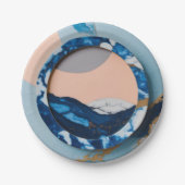 Assiettes En Carton Plaque en papier EcoChic Dining Delight (Devant)