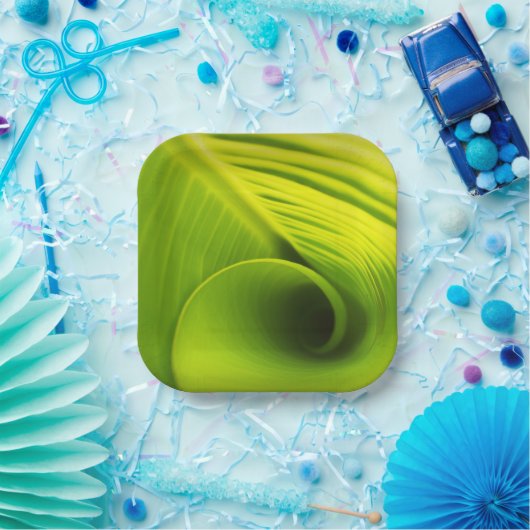 Assiettes En Carton Plaque en papier."Élégance écologique : Conception (Fête)