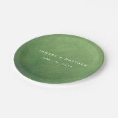 Assiettes En Carton Plaque en papier Emerald City (Angle)