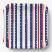 Assiettes En Carton Plaque en papier étoile (Recto)