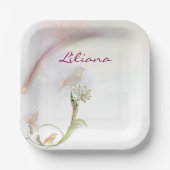 Assiettes En Carton Plaque en papier étoile céleste (Recto)