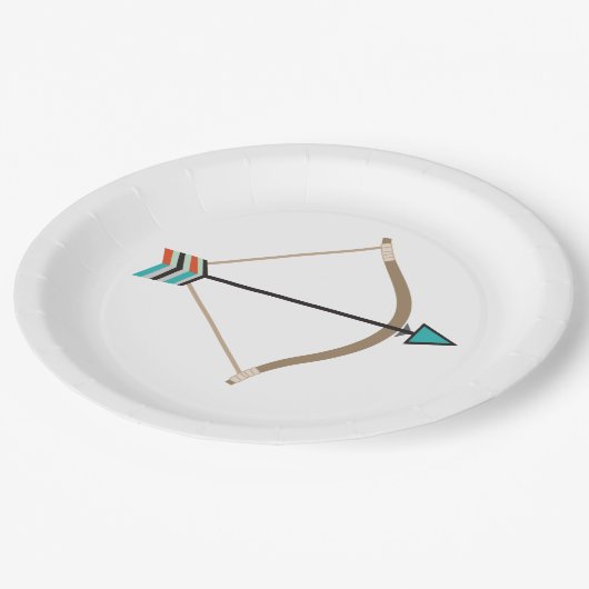 Assiettes En Carton Plaque en papier fléché (Angle)