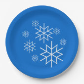 Assiettes En Carton Plaque en papier - Flèches blanches (Devant)