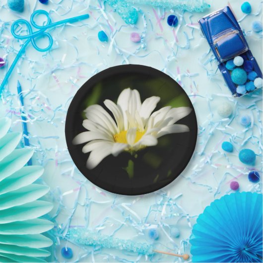 Assiettes En Carton Plaque en papier Fleur sauvage Oxeye Daisy (Fête)