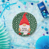 Assiettes En Carton Plaque en papier Gnome de Noël (Fête)