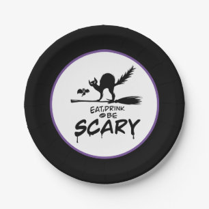 Assiettes En Carton Plaque en papier Halloween
