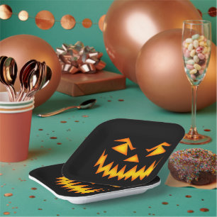 Assiettes En Carton Plaque en papier Halloween