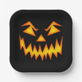 Assiettes En Carton Plaque en papier Halloween (Recto)