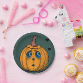 Assiettes En Carton Plaque en papier Halloween (Fête)
