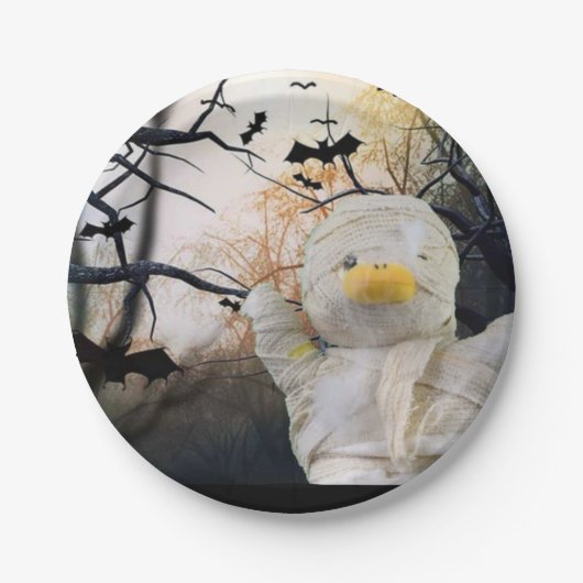 Assiettes En Carton Plaque en papier Halloween (Devant)