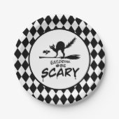 Assiettes En Carton Plaque en papier Halloween (Devant)