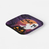 Assiettes En Carton Plaque en papier Halloween (Angulaire)
