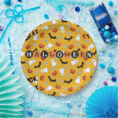 Assiettes En Carton Plaque en papier Halloween (Fête)