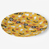 Assiettes En Carton Plaque en papier Halloween (Angle)