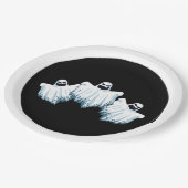 Assiettes En Carton Plaque en papier Halloween (Angle)