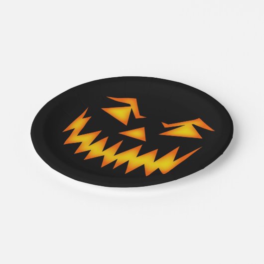 Assiettes En Carton Plaque en papier Halloween (Angle)