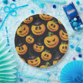 Assiettes En Carton Plaque en papier Halloween (Fête)