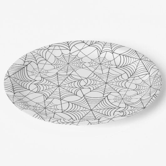 Assiettes En Carton Plaque en papier Halloween (Angle)