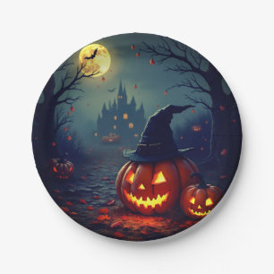 Assiettes En Carton Plaque en papier Halloween