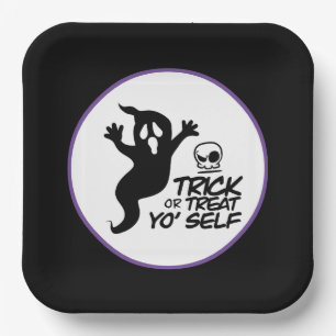 Assiettes En Carton Plaque en papier Halloween